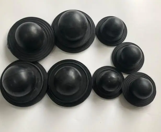 Rubber ball seat QBY/K25/40/50/65/80/100 pneumatic diaphragm pump accessories sealing gasket black
