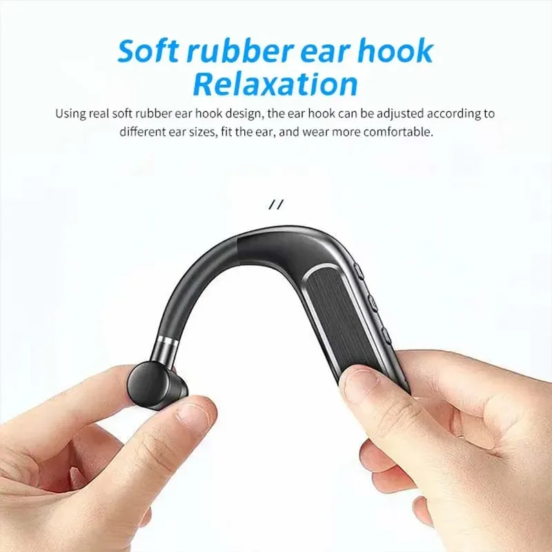 Подвесные беспроводные наушники с одним ухом 5,0, Bluetooth, 1200 мАч, наушники для вождения с длительным режимом ожидания Y10, бизнес-наушники для смартфона