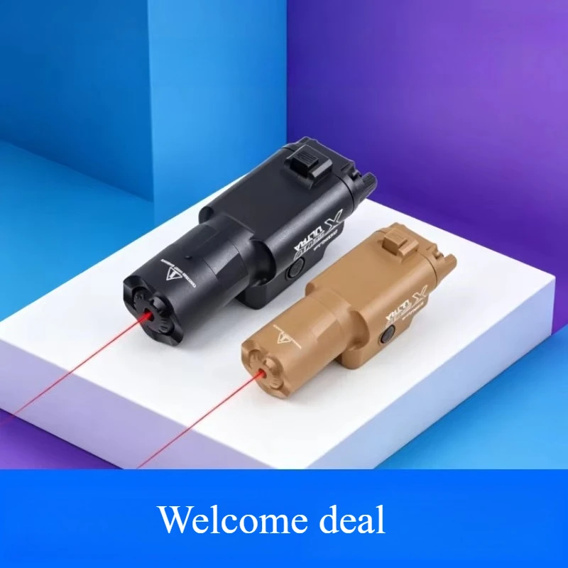 Multi-function Hand Torch with Auxiliary Light Source Universal 20mm Rail Mount Light Outdoor Travel Hiking Daily Lighting Tool
