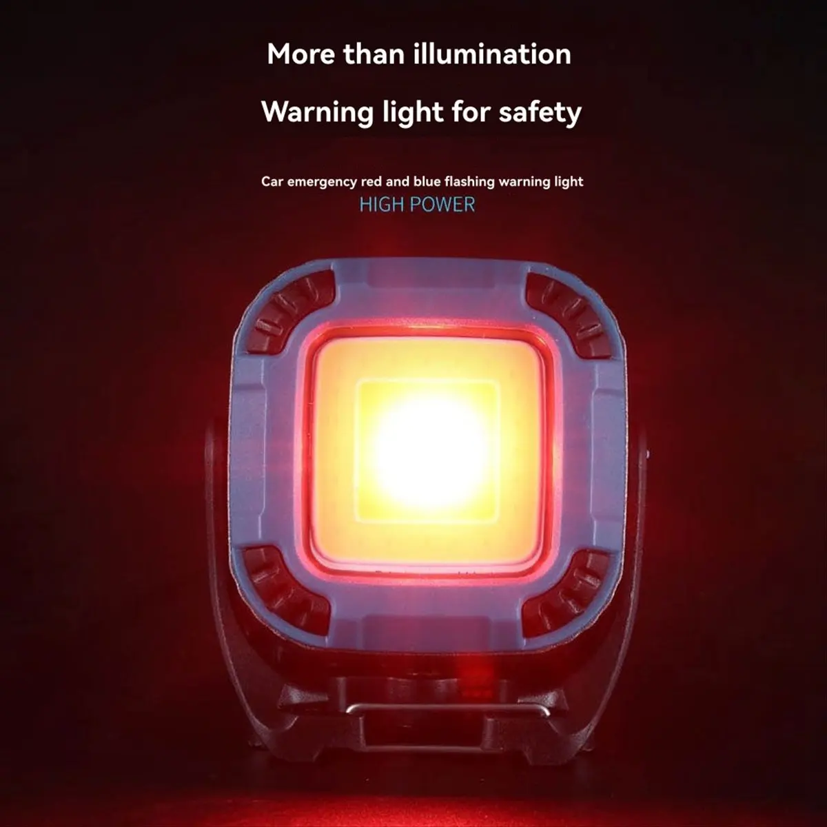 

BABQ Portable LED Work Light USB Rechargeable Lantern 180-Degree Rotatable Car Repair Work Light Blue