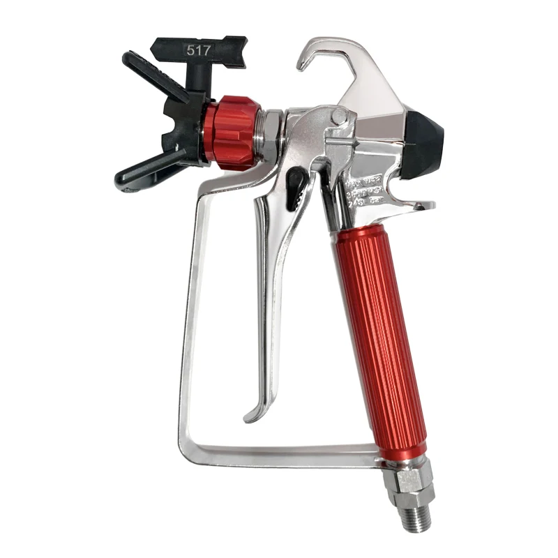 مجموعة واحدة من مسدس رش الطلاء بدون هواء مع 517 فوهة، غطاء حماية للفوهة اليدوية - سهل التشغيل