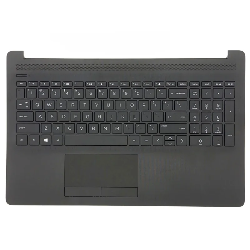 

New for HP 15-da 15-db palmrest non-backlit keyboard touchpad l20387-001 Black