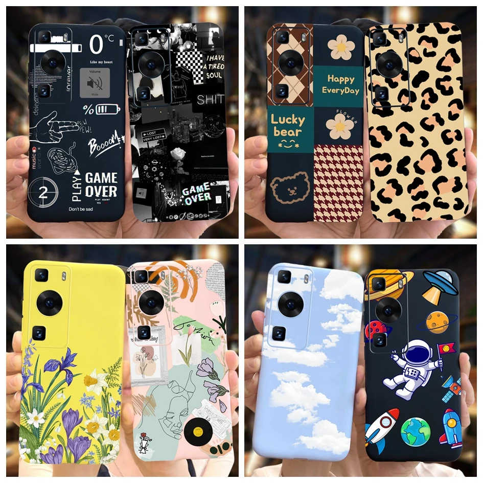 For Huawei P60 Pro Case 2023 New Fashion Patterns Slim Thin Back Cover For Huawei P60 LNA-LX9 P 60 P60 Art Soft Phone Case Coque