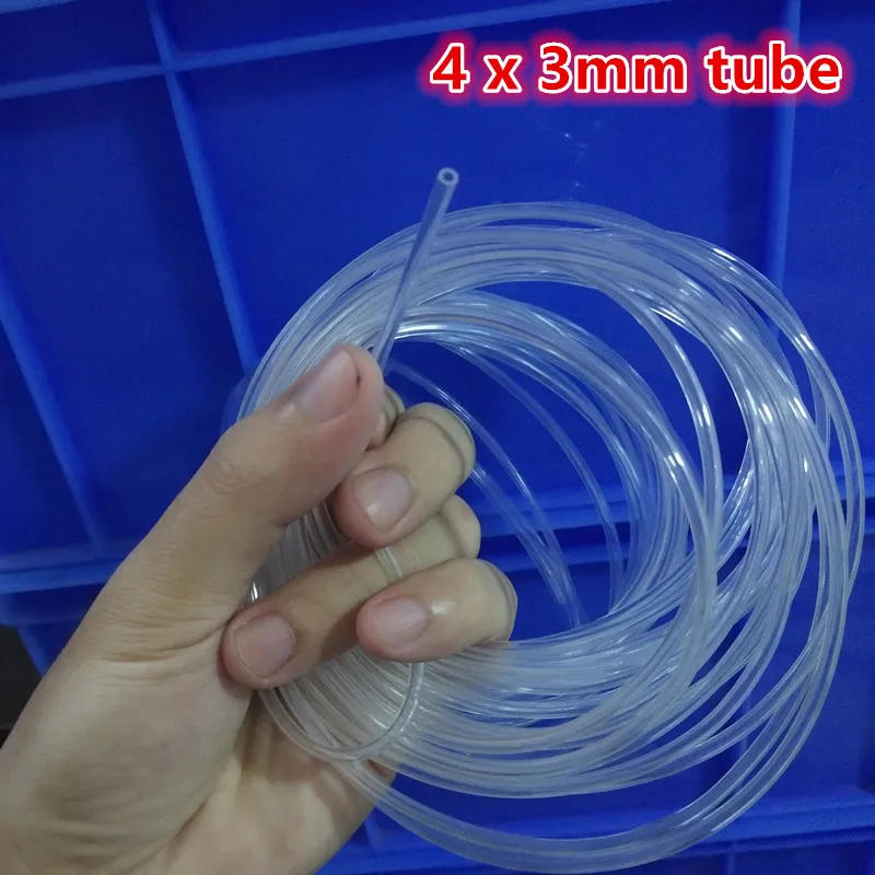 4x3mm ink tube outside  diameter 4mm inside diameter 3mm tube single water pipe