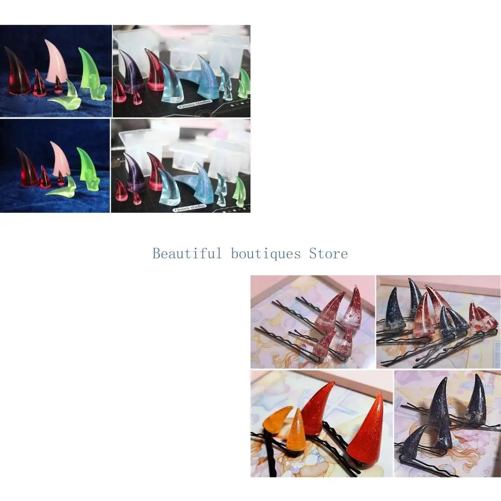 

U4LF силиконовая форма с рогом и когтями, реквизит для косплея, инструменты для изготовления ювелирных изделий, инструменты для