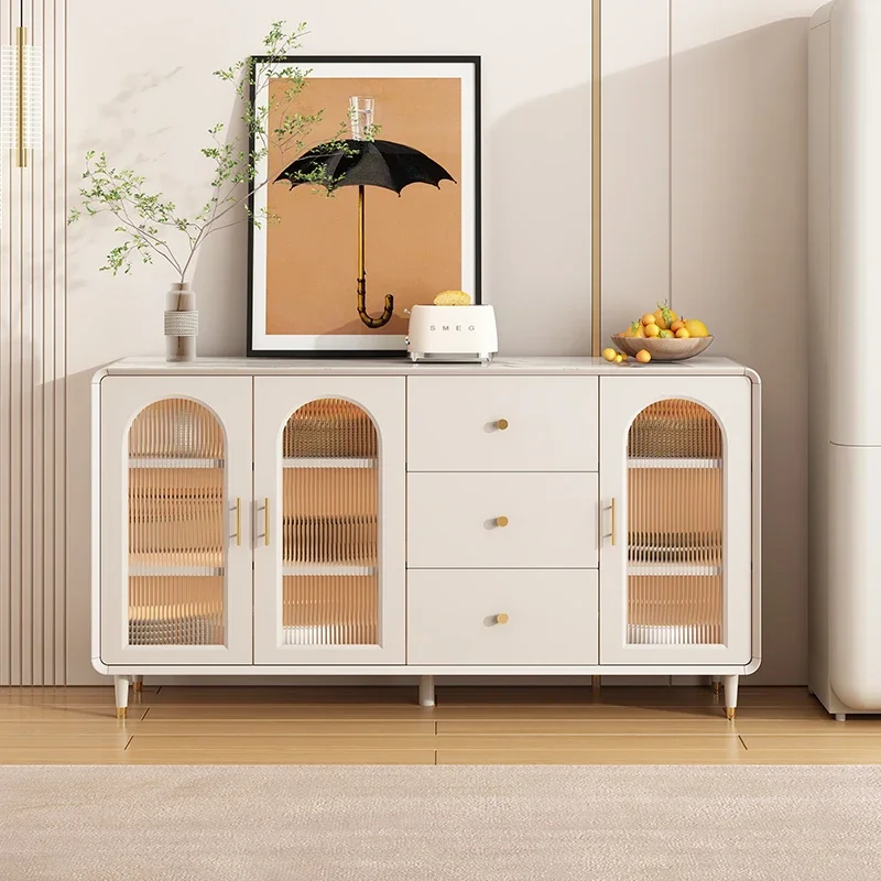 

Compact Beauty Living Room Cabinets Open Shelves Glass Display Cabinets Wooden Prefabricated Ergonomic Vitrina Trendy Furniture