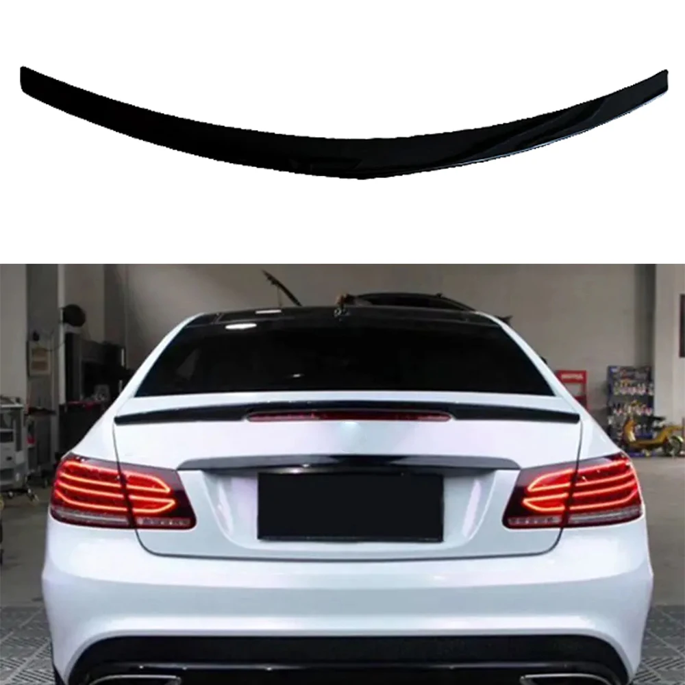 For Mercedes Benz E Class W207 2 Doors Coupe E200 E250 E300 E350 2008 09 10 11 12 13 14 15 Rear Trunk Lid Car Spoiler Wings