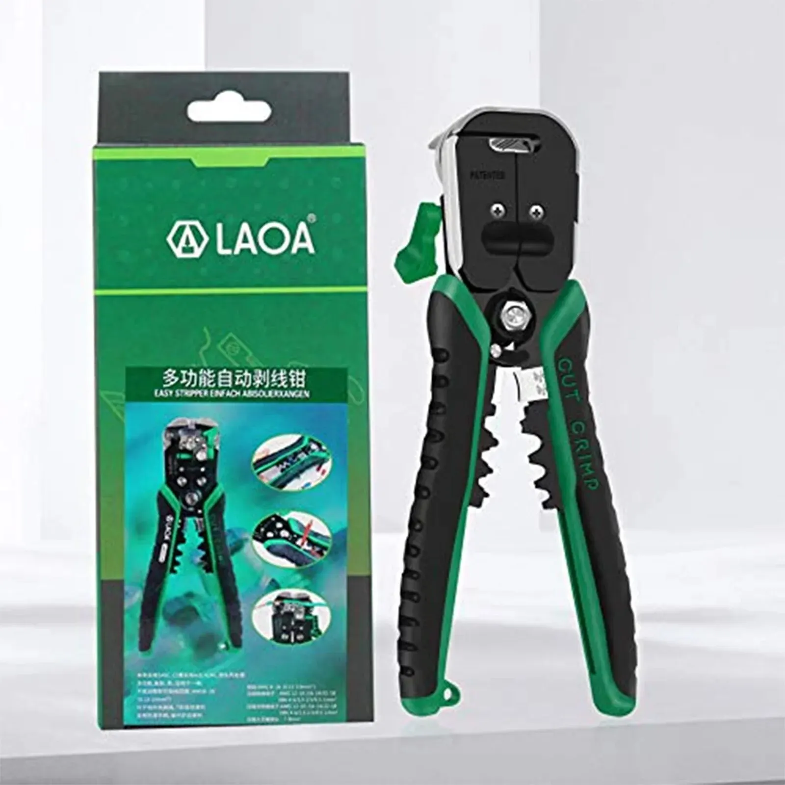 LAOA Multifunctional Wire Stripping Pliers Fully Automatic Wire Pulling Electrician Specific Manual Tools Cable Pliers