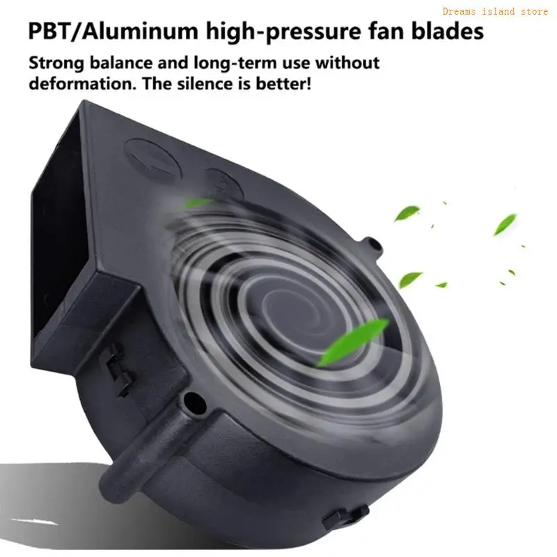97mm 12V Centrifugal Blower Fan Ball Bearing for Electronics Cooling and Ventilation Outdoor Electric BBQ Blower Fan HX6C