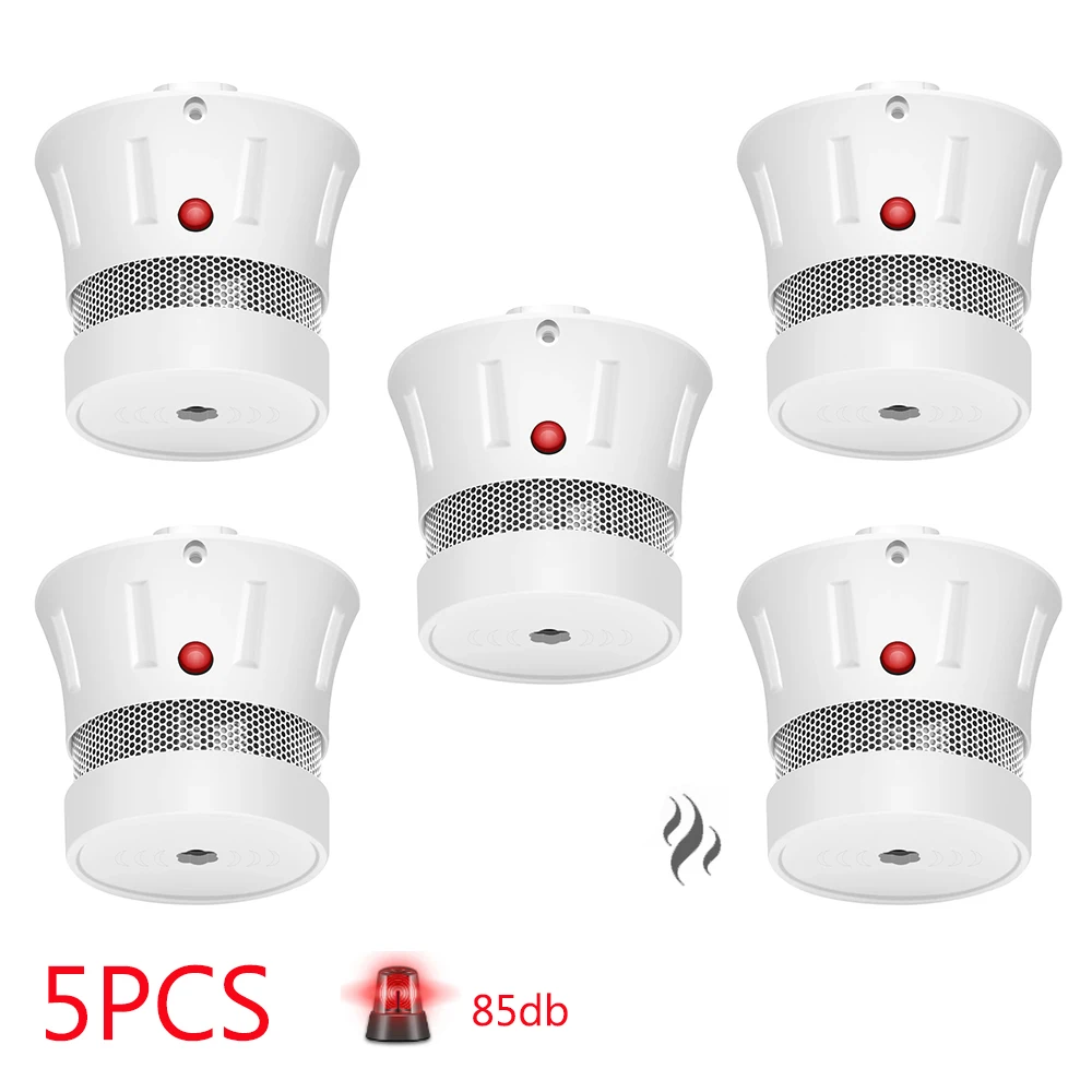 CPVAN Independent Smoke Detector Home Security Protection Fire Smoke Alarm Sensor Independence Firefighter Protect Equipment