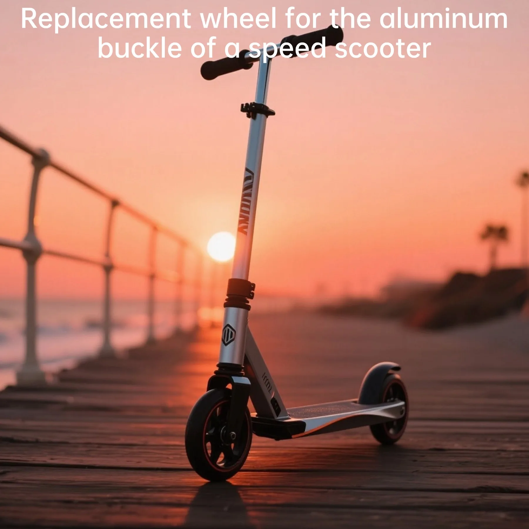 2PCS 120mm x 30mm Aluminum Core pro Scooter Replacement Wheels - Alloy PU Material with Integrated Bearings for Speed Scooters