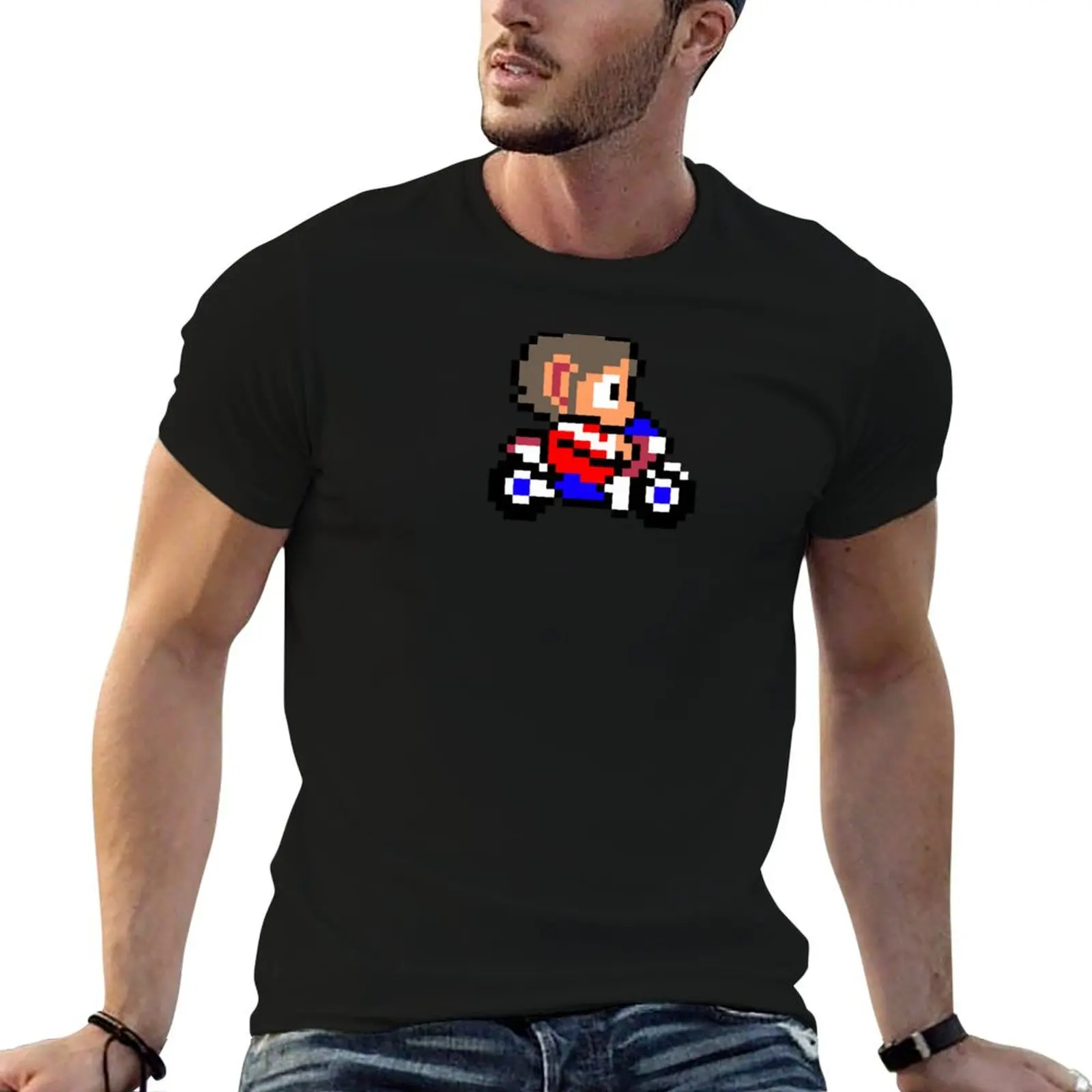 

8-Bit Alex T-Shirt man graphic t shirt man t shirt cotton high quality T-Shirt