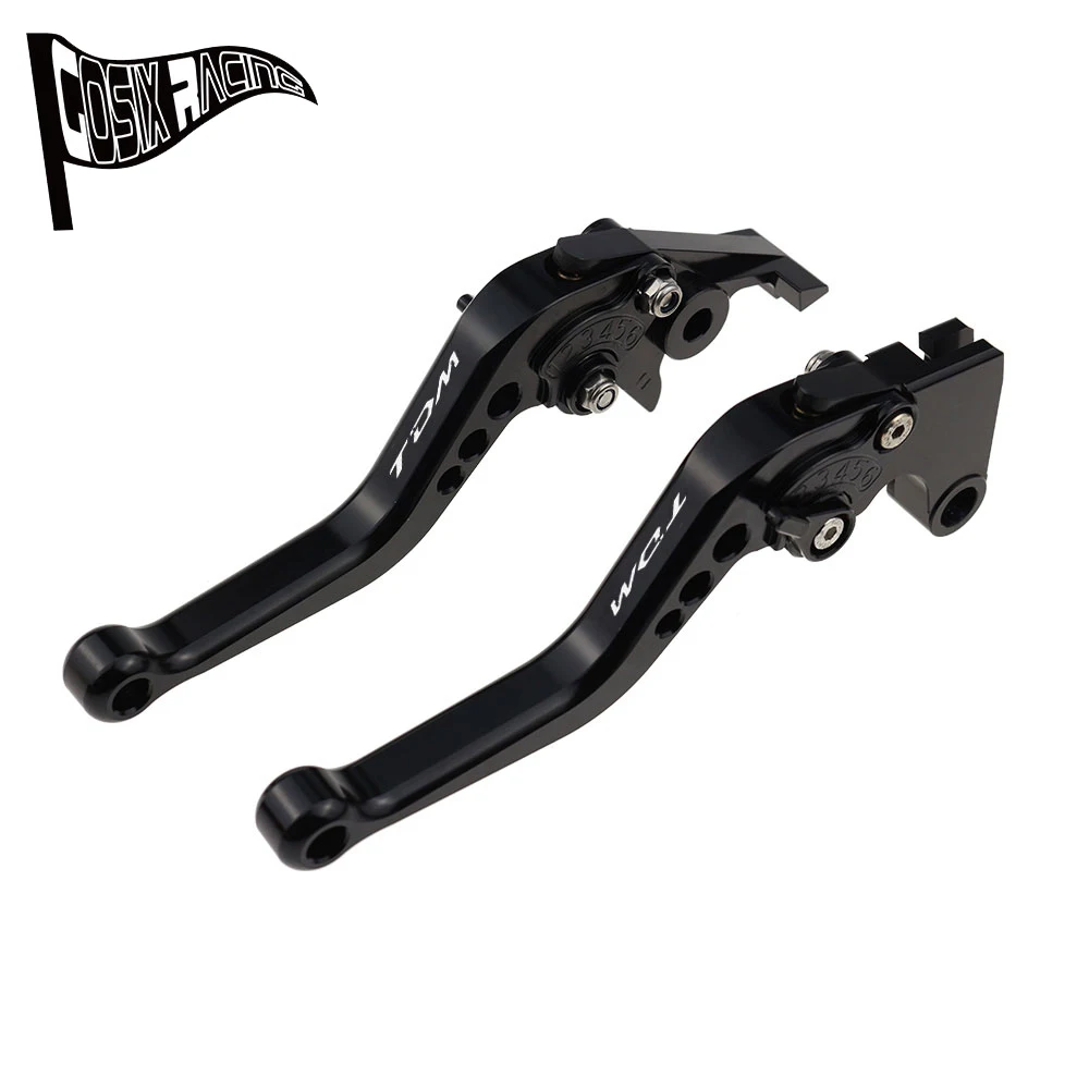 Fit For TDM 900 TDM900 2012-2014 Motorcycle CNC Accessories Short Brake Clutch Levers Adjustable Handle Set