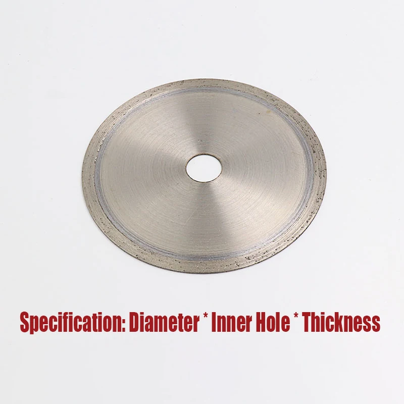 1PCS 100/110/150/160mm Diamond Saw Blade Toothless Diamond Cutting Discs For Cutting Glass/Jade/Jewellery/Agate/Gemstone Etc