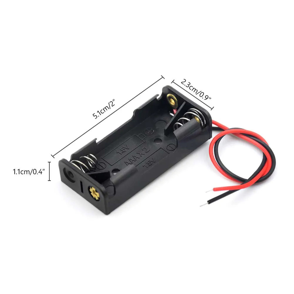 يؤدي لتقوم بها بنفسك ABS 1 2 3 4 فتحة لبطارية AAA 1X 2X 3X 4X بطاريات الحاويات حامل البطارية صناديق تخزين البطارية صندوق البطارية