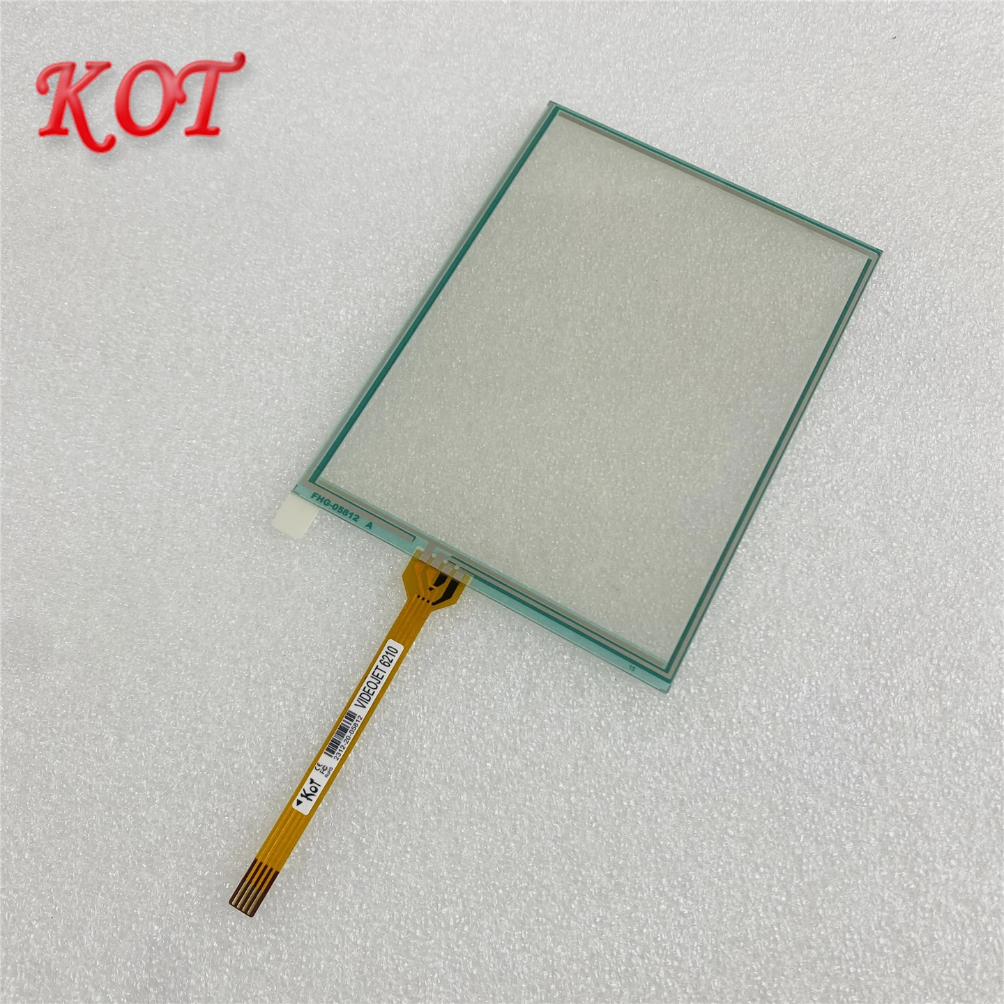 VIDEOJET 6210 Printer Touchpad Spare Part -- Touchpad Resistive touch Glass panels Screens