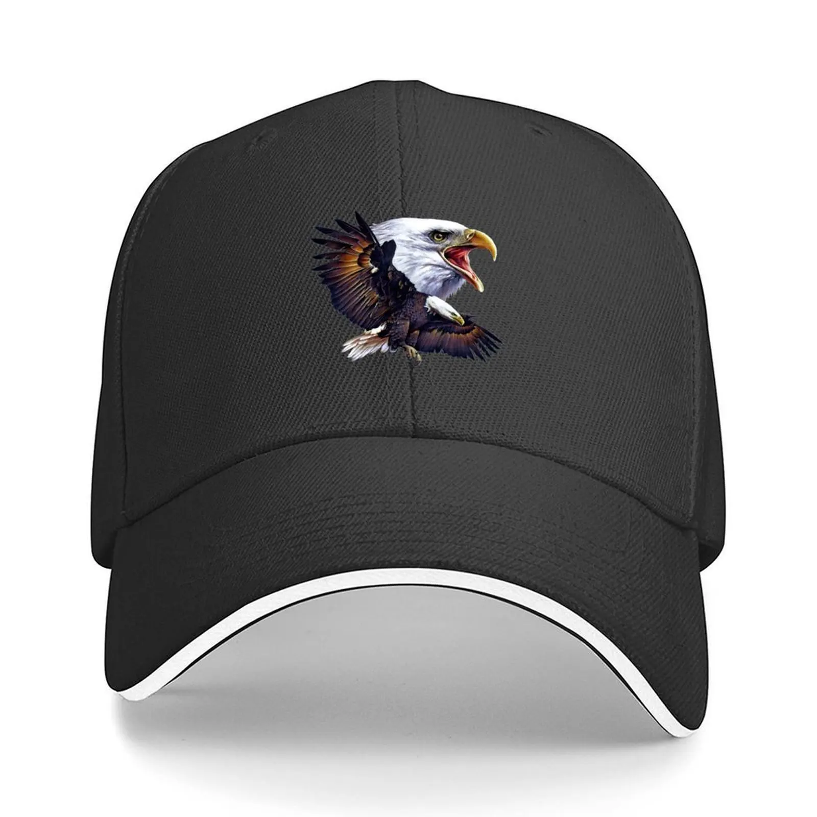 

Bald Eagle Baseball Cap Golf Hat New In Hat custom caps summer hat Golf Men Women's