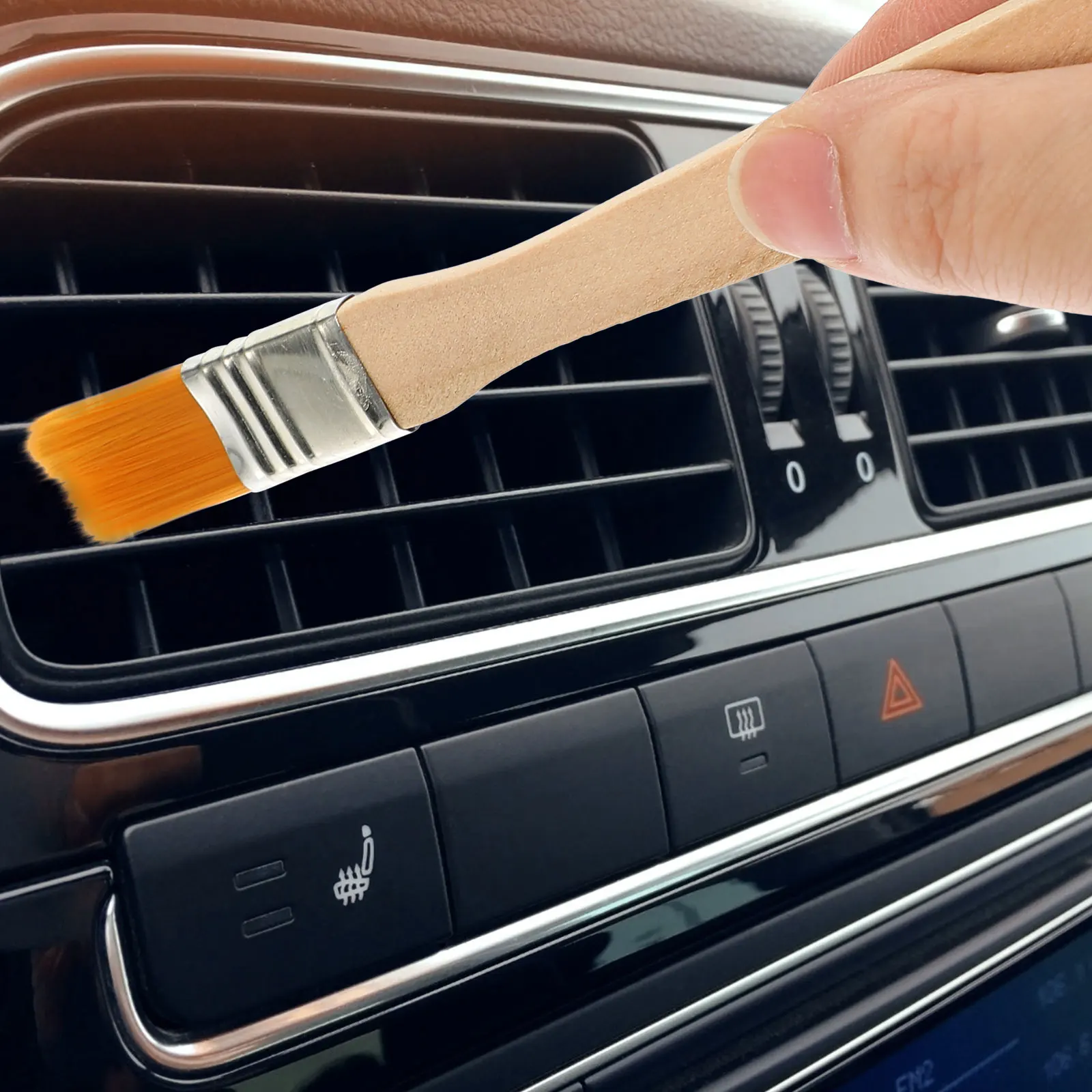 

Computer Cleaning Brush Tools for Keyboard Dusting PA Soft Bristles PP Handle Static Discharge Practical Long Lasting