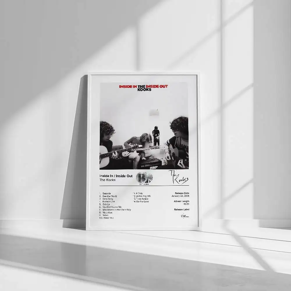 T-The K-Kooks ملصق قائمة التتبع غطاء ألبوم الموسيقى يطبع حائط لوح رسم صورة فنية غرفة المعيشة ديكور المنزل