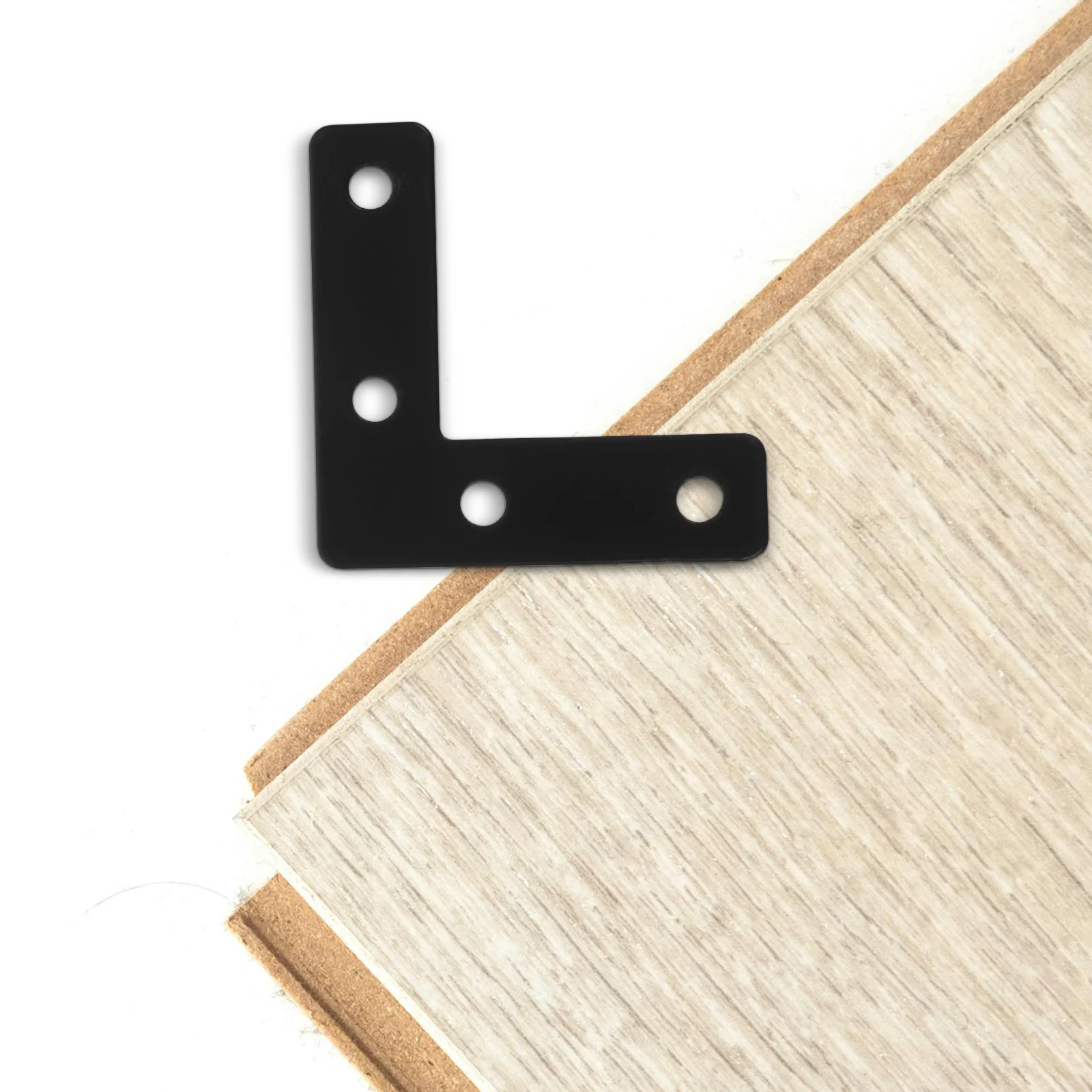 20 قطعة من الفولاذ المقاوم للصدأ على شكل حرف L دعامات زاوية مسطحة تدعم تقوية الأثاث مشاريع ذاتية الصنع لتحسين المنزل #2