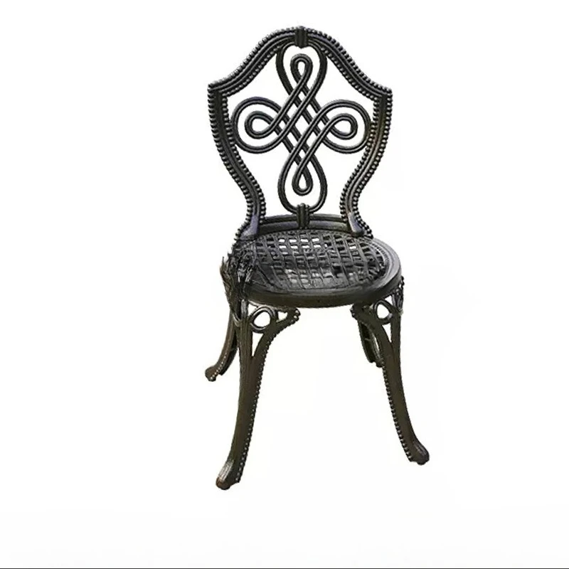 

Outdoor Cast Aluminum Table and Chair Terrace Balcony Outdoor Garden Leisure European Villa