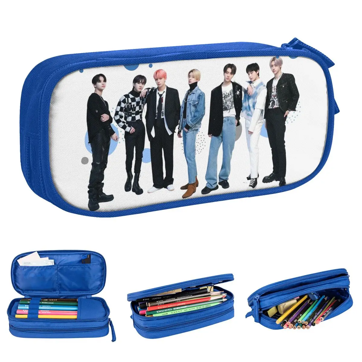 Милые забавные пеналы для карандашей в стиле K-POP, детские сумки большой вместимости, подарки для школьников и студентов