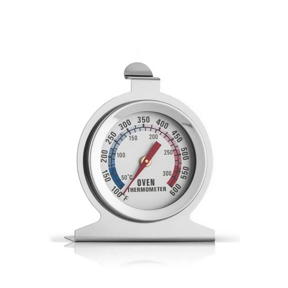 

Oven Thermometer Stainless Steel Accurate Temperature Measurement BBQ Baking Tools Kitchen Gadgets Gifts Family Friends Wide