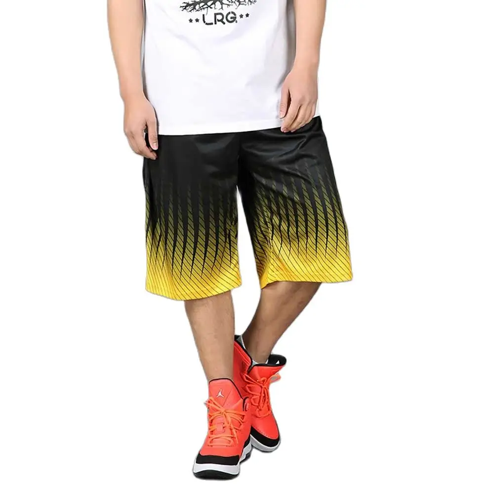 Fashion Summer Boardshorts Men's Casual Sportswear Shorts Loose Baggy Hiphop Harem Clothing Plus Size Print Pattern