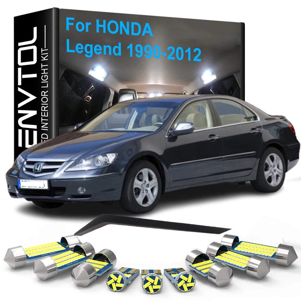 Auto-LED-Innenbeleuchtung Canbus für Honda Legend KA7 KA8 KA9 KB1 KB2 1990-2012, Deckenleuchte, Kosmetikspiegel, Kofferraum, Tür, Kennzeichenleuchten