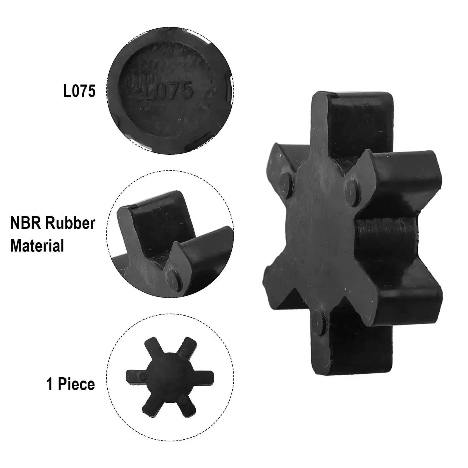 

4 шт. вставка L-образной муфты LO95/L075, резиновая вставка-паук L095 и L075 для вставки L-образной муфты Lovejoy