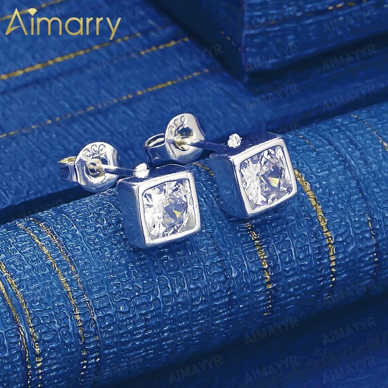 925 Sterling Silver Exquisite Single AAA Zircon Earrings for Women's Parties Engagements Weddings High-quality Fashion Jewelry