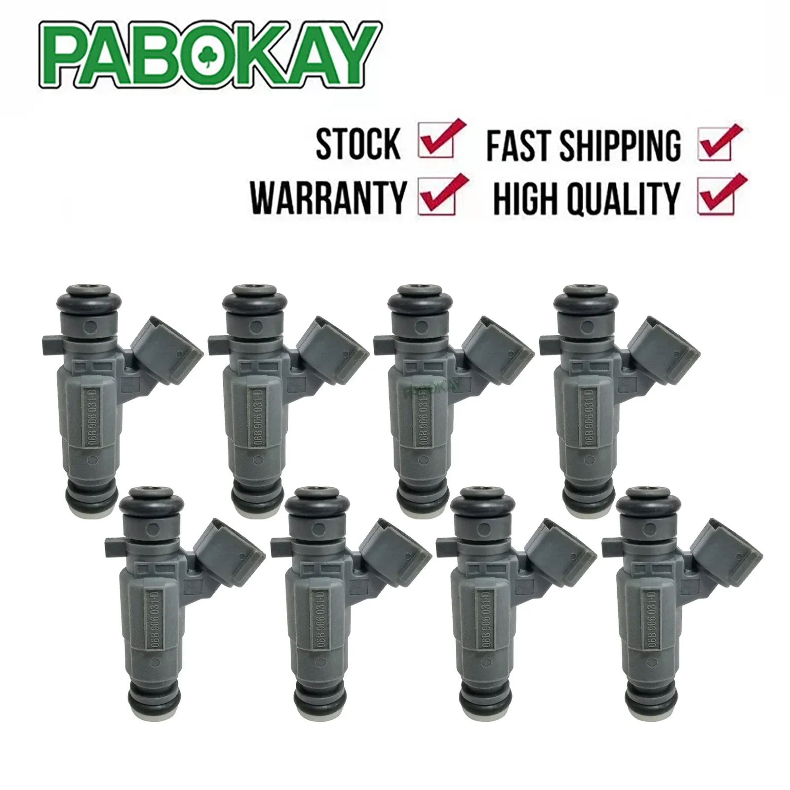 

8 pieces x For AUDI A6 A8 S4 VW PHAETON 4.2L Fuel Injectors 0280156180 079133551B