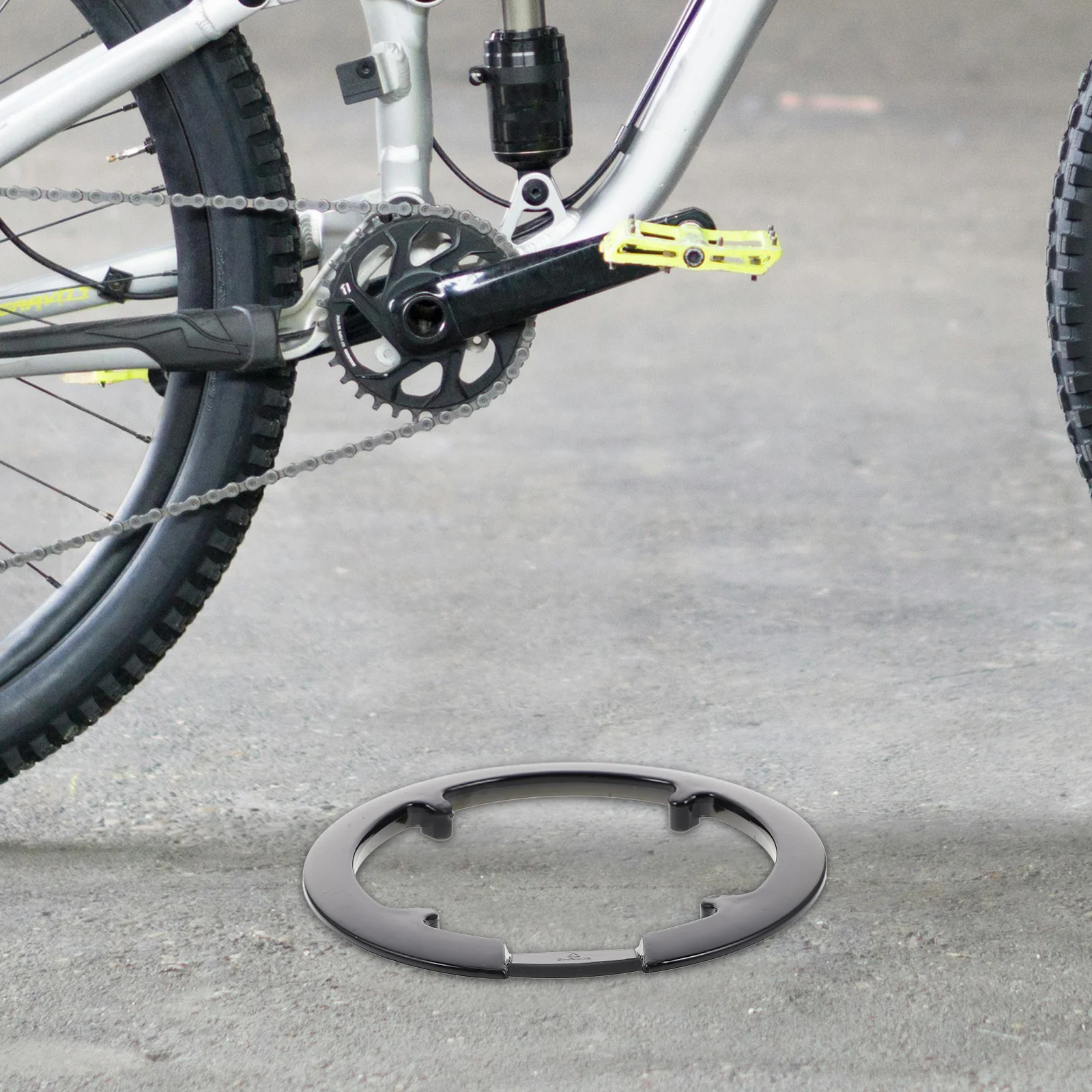 

Bike Chain Protector Cover 42t 44t Universal Resin Material Robust Shielding Easy Installation Stylish Chain Guard Mountain Bike