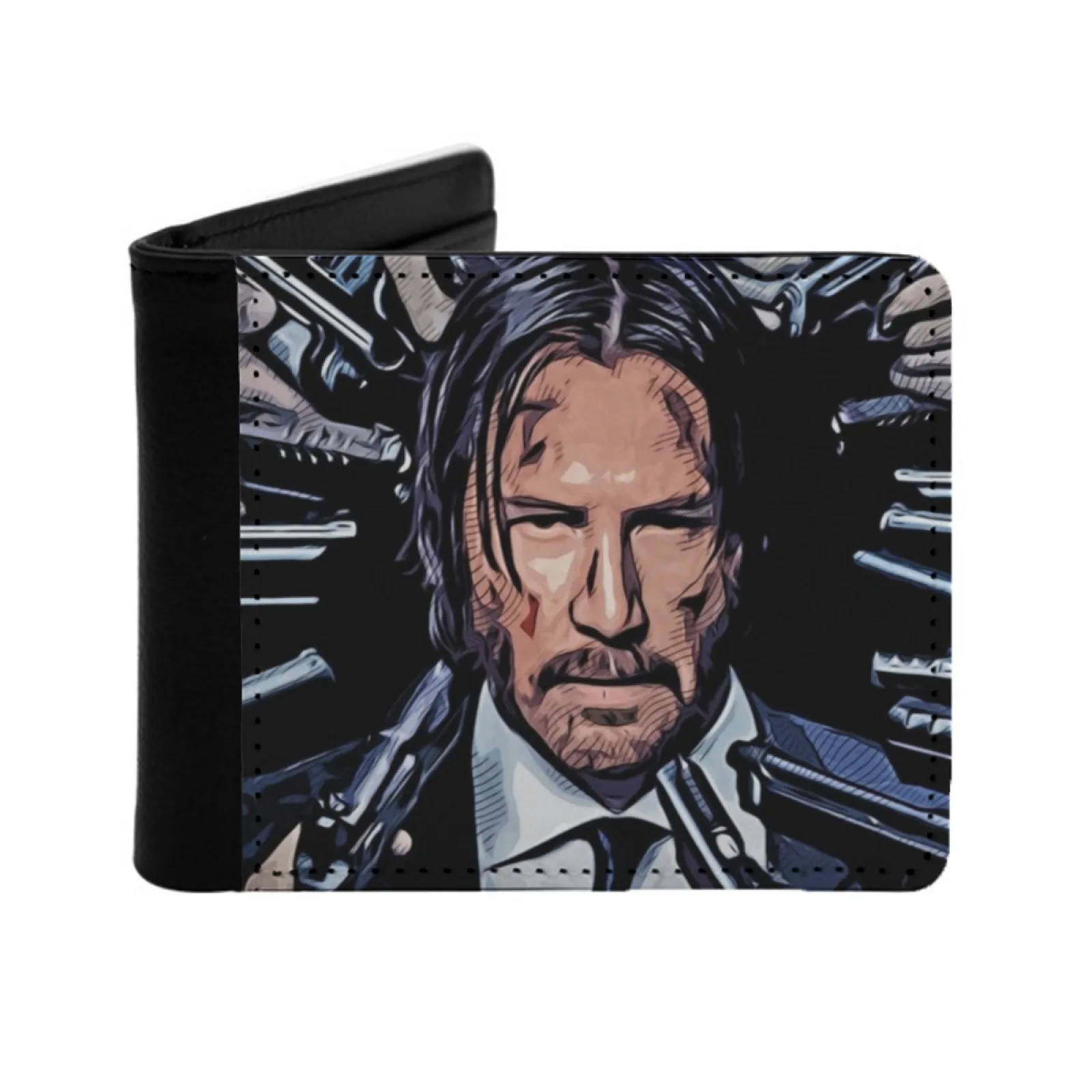 

John Wick Men Wallets Card Man Wallet Short Purse Bi-Fold Personalized Purses John Wick John Wick John Wick Movire John Wick