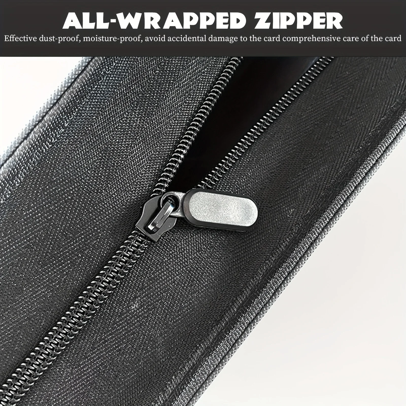 1pc Zip Trading Card Binder, Card Folder for PSA/CGC/BGS/SGC Sports Cards, Game Cards, Baseball Basketball Card Binder Albums