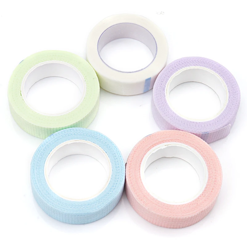 10 Rolls Eyelash Tape For Lash Extension Breathable Non-woven Tape Under Eye Pads Adhesive Eye Stickers Makeup Tools Eye Patches