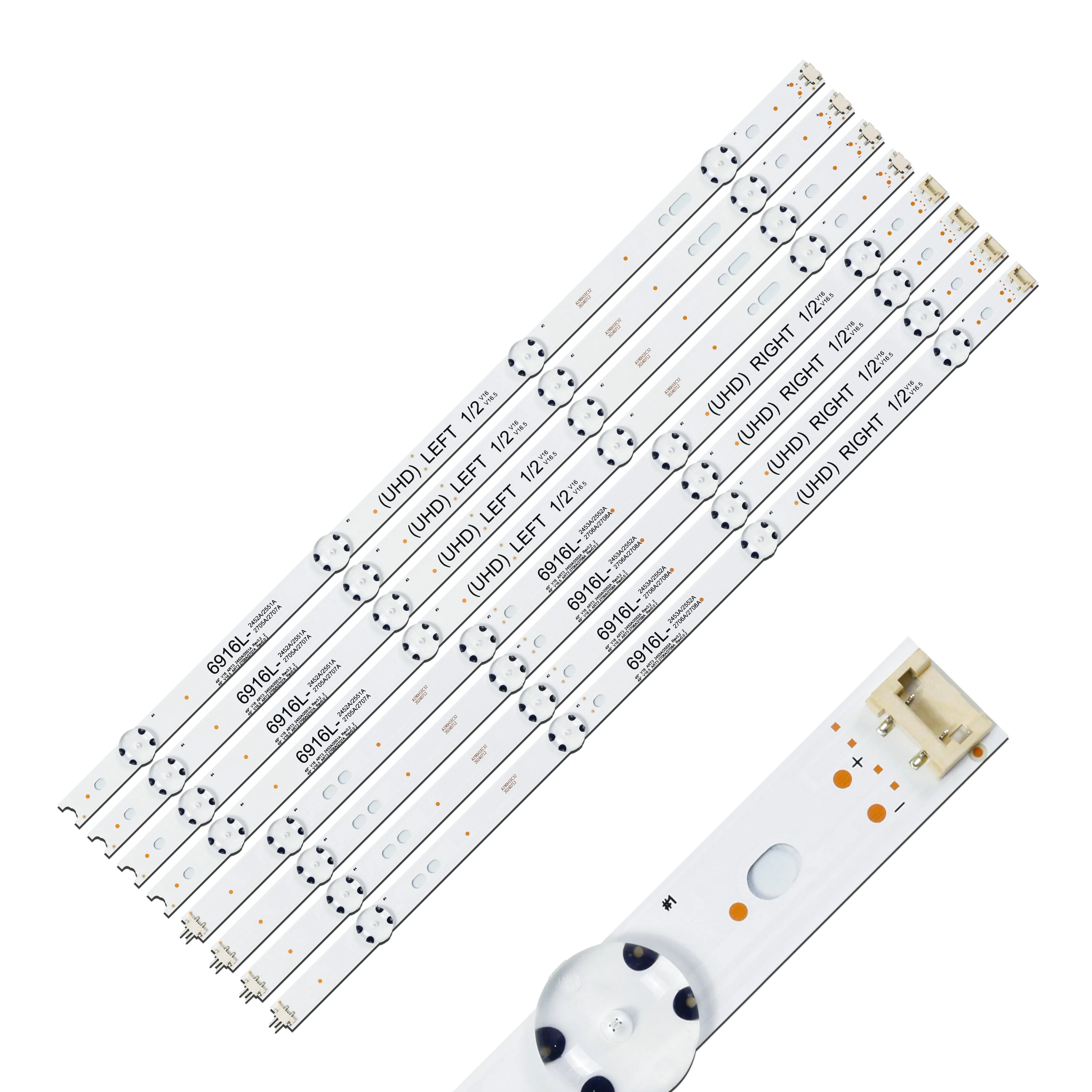 

Светодиодная подсветка для AGF79047302 49UH603T 49UH6100 49UH6200 49UH6207 49UH6107 49UH6109 49UH6030 49LH510Y 49LH511T 49LJ515V 49LW300C