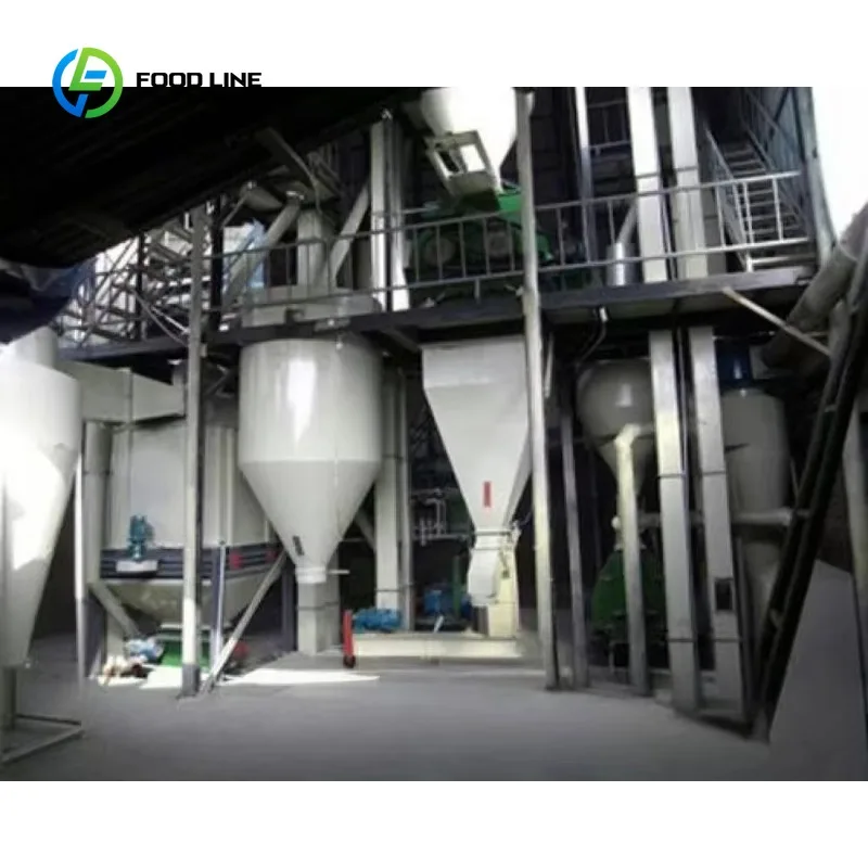 Customized Full Complete Animal Poultry Livestock Pellet Chicken Cow Fish cat Dog Feed Production Making Line 1/5/10 Tons Per/h