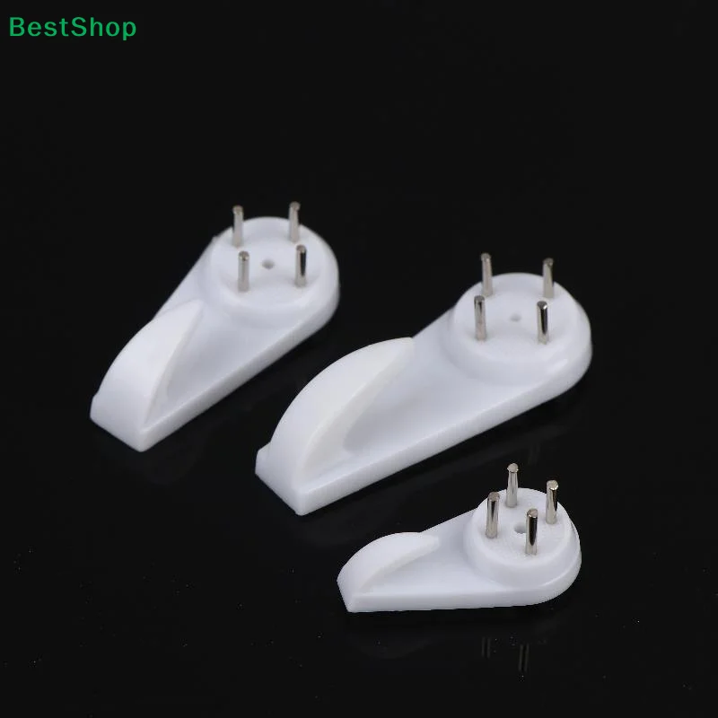 〔Q〕10Pcs Frames Wall Decoration Installation Seamless Hooks Frame Nail Fixed Nail Set Nail Clothes Hanger