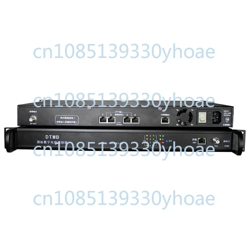 Modulator Gateway Hotel Digital TV System Coaxial Audio-Video Converter HD Coding