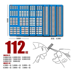 MSWZ MX019~MX024 Metal Diffuser Etched Sheet Model Modification Tools for Model Hobby Detailing Added DIY Accessories