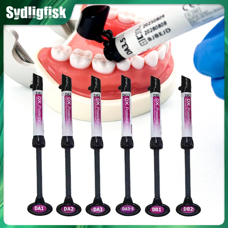 

Стоматологическая светоотверждаемая композитная смола Dentin, эстетическое наполнение, наногибридная смола, заднее восстановление зубов, материалы для стоматолога