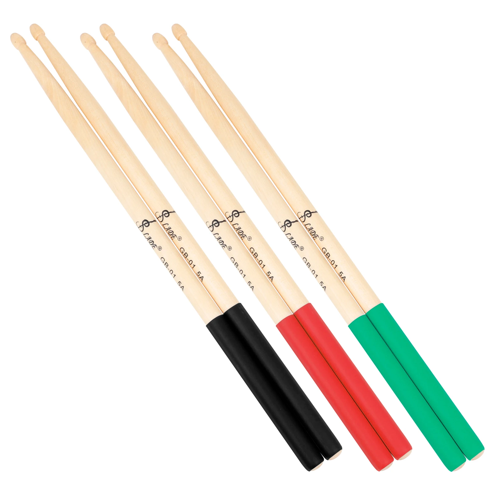 IRIN 3/12 Paar Ahorn-Drumsticks 5A/7A Professionelle Holz-Drumsticks Trommelschlägel Percussion Musikinstrument Zubehör – Detail 3