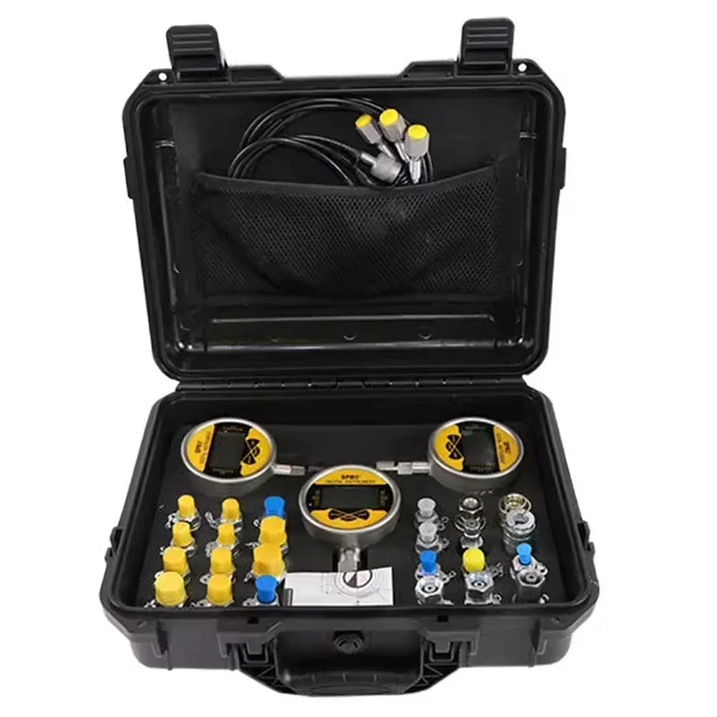 

Hydraulic Pressure Gauge Set Diagnostic Test Kits for Excavator Engine Parts 0-3500