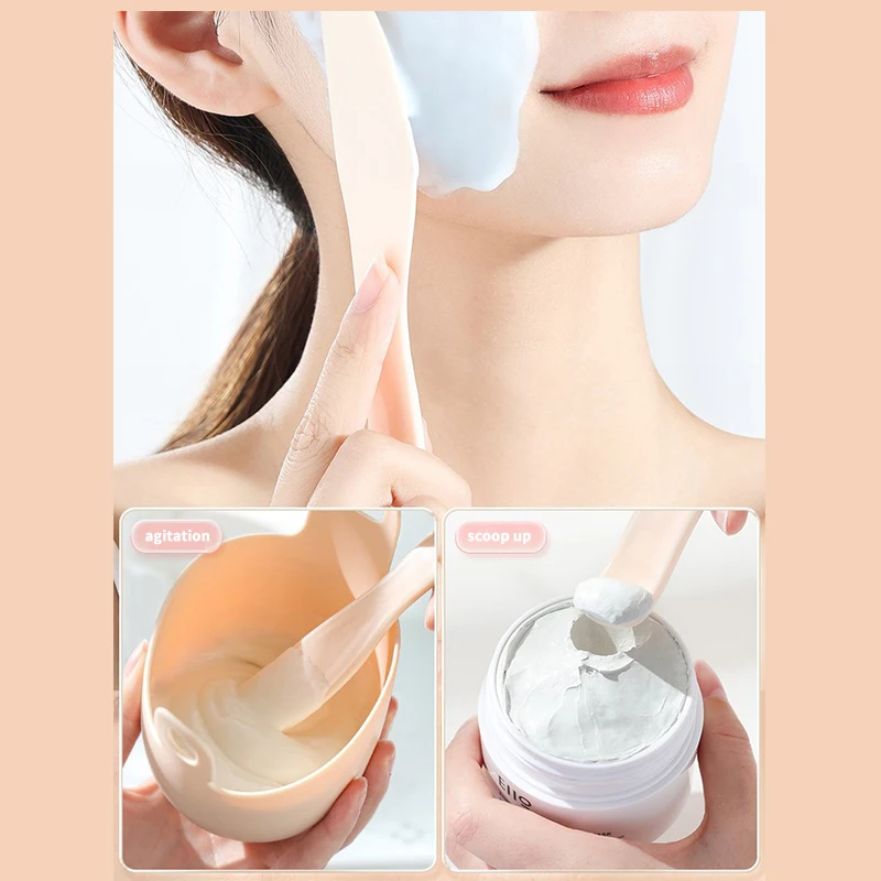 Silicone Facial Mask  Bowl Set Essential Oil Mixing Stick Facial Makeup Skin Care Tools Beauty Salon Spoon Thickening Mask Bowl