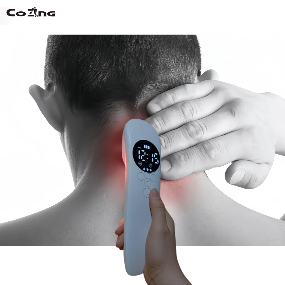 

COZING Cold Laser Therapy Device for Wound Healing 650nm 808nm Laser Treatment for Cervical Spondylosis Degenerative Disc