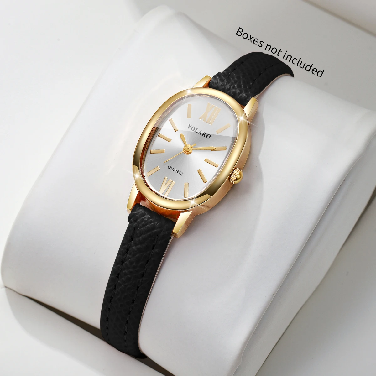 Fashion Roma Dial Women Quartz Watch Ultra-thin Leather Strap Ladies Wristwatches Clock Gift Relogio Feminino （Without Box）