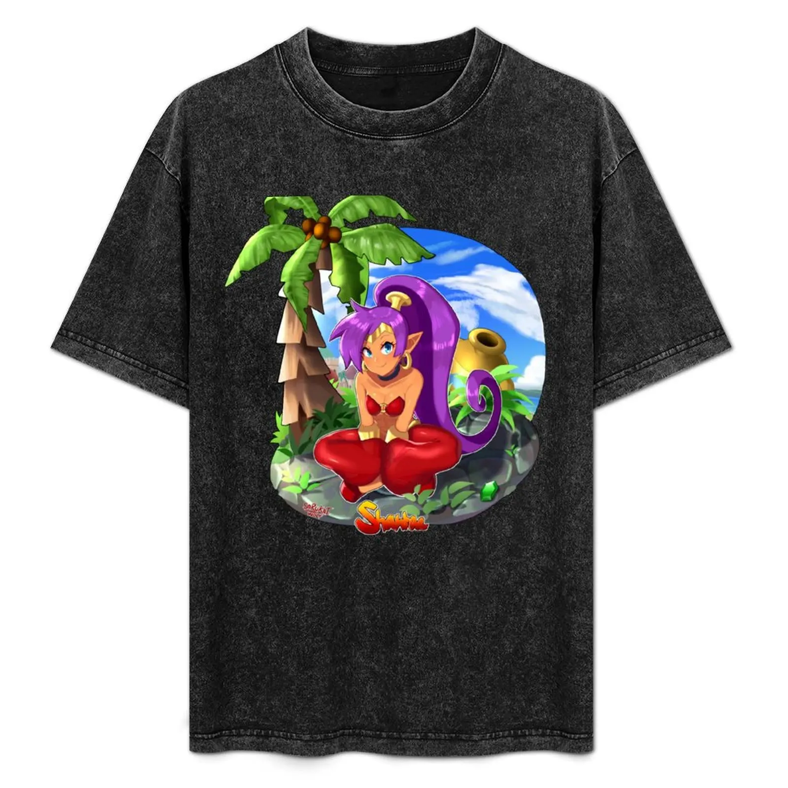 

Shantae! T-Shirt Casual Minimalist Short Sleeve Top