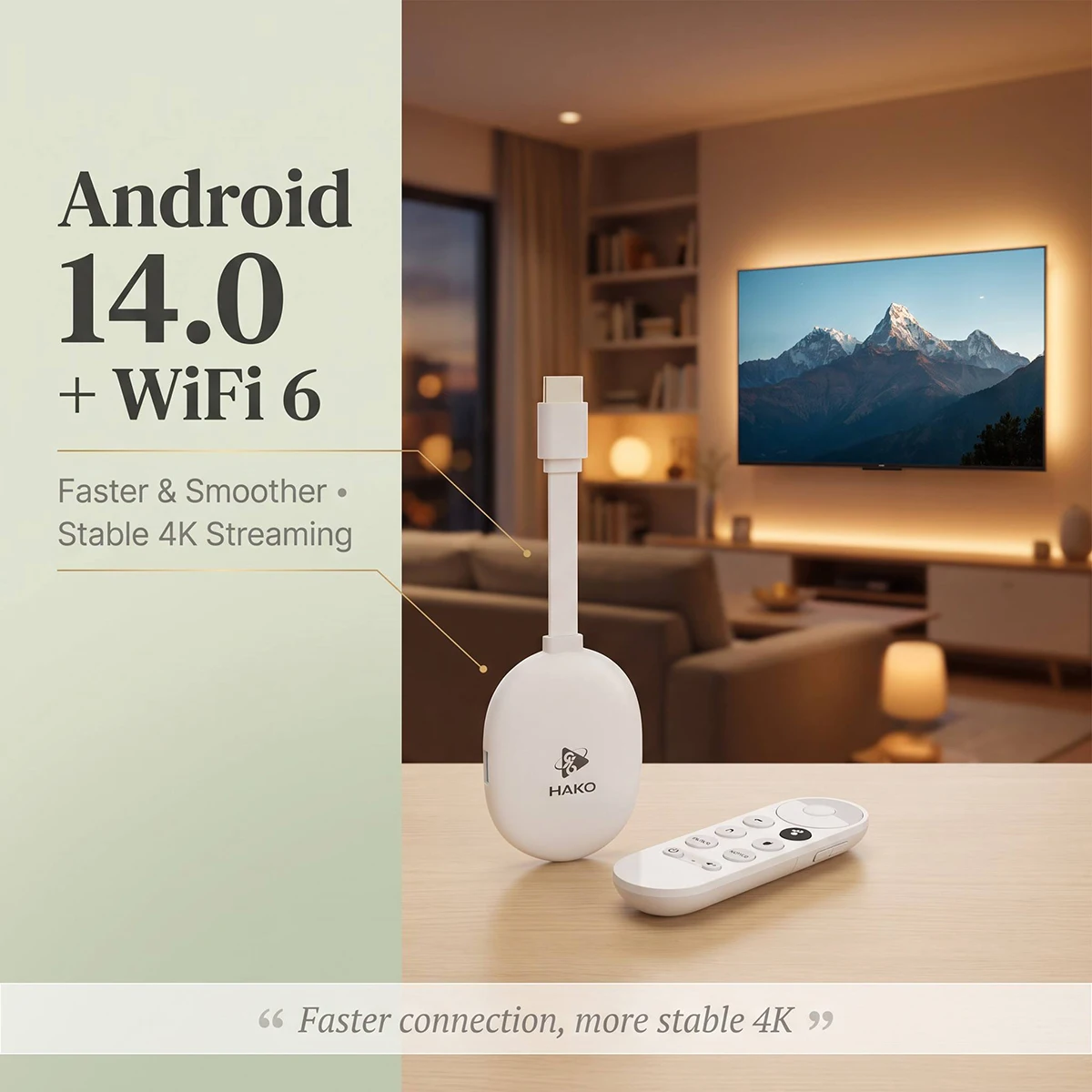 Android 14 TV Stick Ultra HD 4 - 4K Media Player review and price