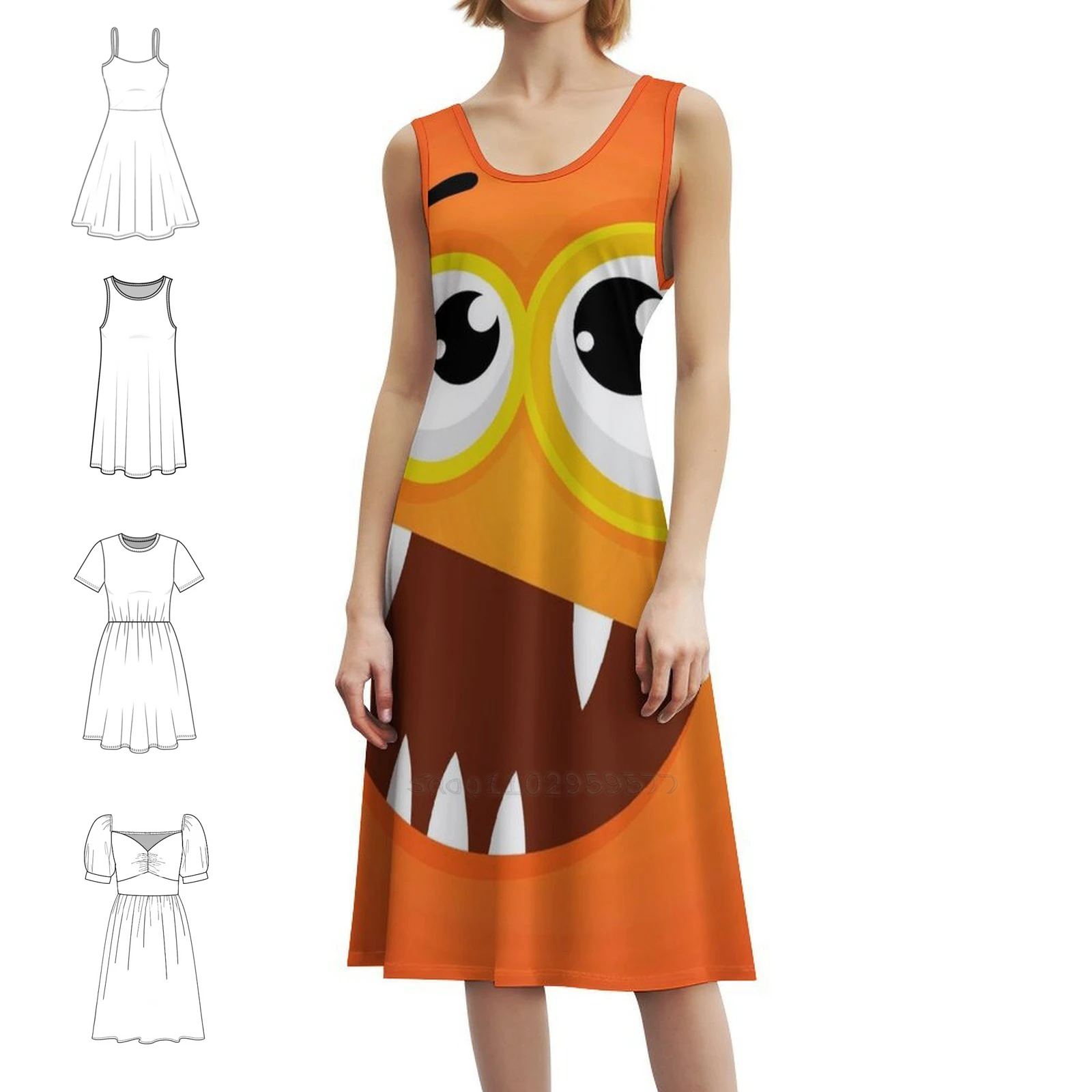 

Оранжевая футболка, винтажное богемное платье с пышными рукавами или без рукавов, женское платье оранжевого цвета, забавное платье на День матери, мама, летие